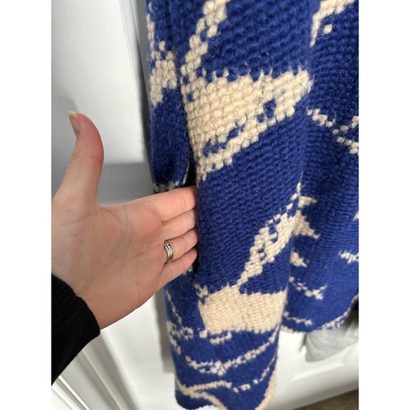 Anthropologie Tabatha Blue‎ Sweater Vest women's size medium - Picture 8 of 11